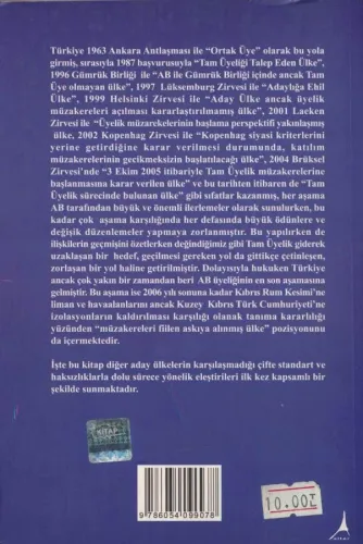 Türkiye'de Avrupa Birliği Karşıtlığının Tarihi Ali Ulvi Özdemir Alter 