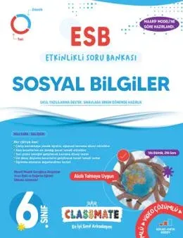 Okyanus Yayınları 6. Sınıf Classmate Sosyal Bilgiler Etkinlikli Soru Bankası