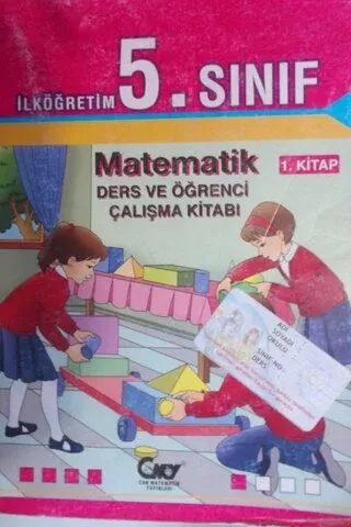 İlköğretim 5. Sınıf Matematik Ders ve Öğrenci Çalışma Kitabı 1. Kitap