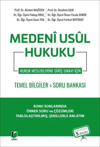 Medeni Usul Hukuku Temel Bilgiler & Soru Bankası Ahmet Başözen