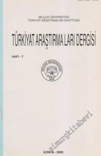 Selçuk Üniversitesi Türkiyat Araştırmaları Enstitüsü Türkiyat Araştırm