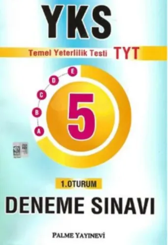Palme YKS TYT 5 Deneme Sınavı 1. Oturum