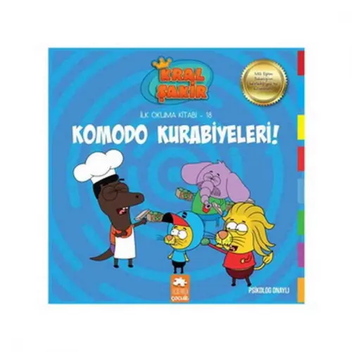 KRAL ŞAKİR İLK OKUMA KİTABI 18  KOMODO KURABİYELERİ