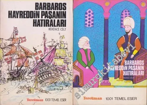Barbaros Hayreddin Paşanın Hatıraları 2 Cilt TAKIM -