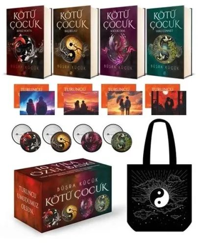Kötü Çocuk Serisi 4 Kitap Takım Kutulu Ciltli Set