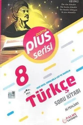 Palme Yayınları 8. Sınıf LGS Türkçe Plus Serisi Soru Kitabı Palme