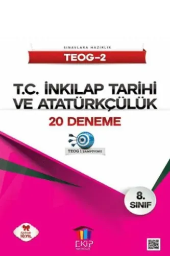 Ekip 8. Sınıf TEOG 2 T.C. İnkılap Tarihi ve Atatürkçülük 20 Deneme
