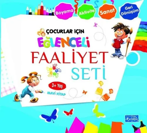 Eğlenceli Faaliyet Seti Mavi Kitap– 3 Yaş Üzeri
