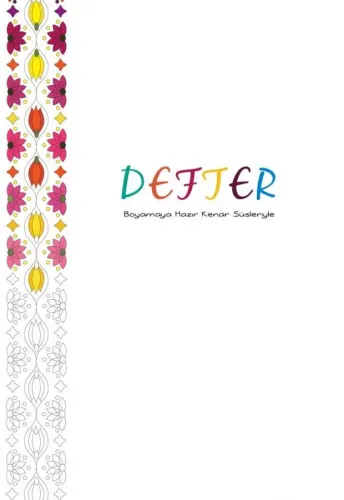 Defter – Boyamaya Hazır Kenar Süsleriyle