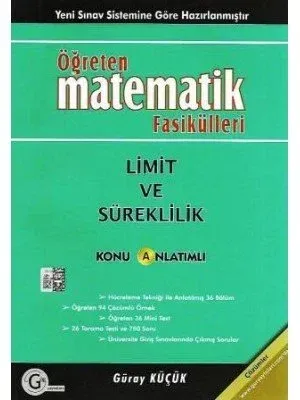 GÜR Öğreten Limit Ve Süreklilik Soru Bankası B