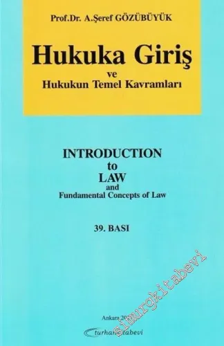 Hukuka Giriş ve Hukukun Temel Kavramları -        2017