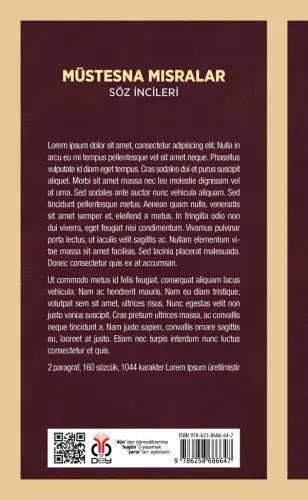 Müstesna Mısralar Vildan Coşkun Müstesna Mısralar Vildan Coşkun