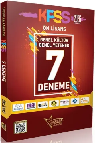 LİDERLER KARMASI KPSS ÖNLİSANS GENEL YETENEK-GENEL KÜLTÜR 7 DENEME