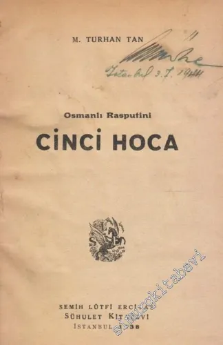 Osmanlı Rasputini Cinci Hoca -        1938