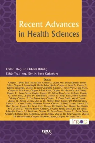 Recent Advances in Health Sciences