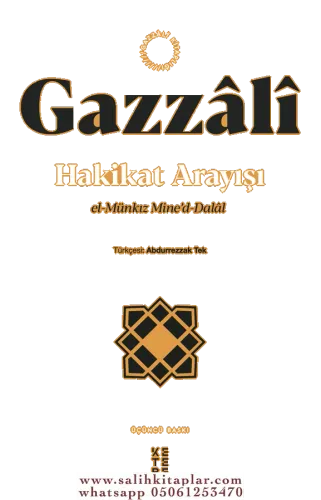 El Munkizü Mined Dalal Hakikat Arayışı Ebu Hamid Muhammed el Gazali أب