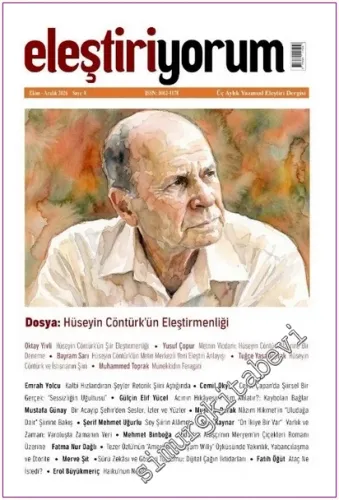 Eleştiriyorum Üç Aylık Yazınsal Eleştiri Dergisi - Hüseyin Cöntürk'ün 