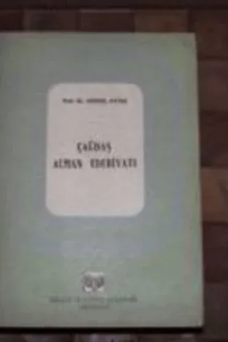 Çağdaş Alman Edebiyatı