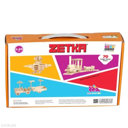 Zetka 70 Doğal Ahşap Parça