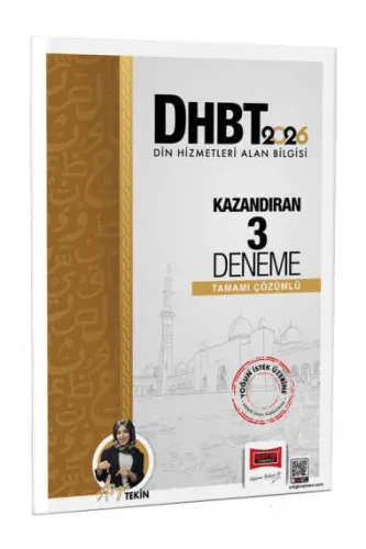 Yargı Yayınları 2026 DHBT Kazandıran Tamamı Çözümlü 3 Deneme