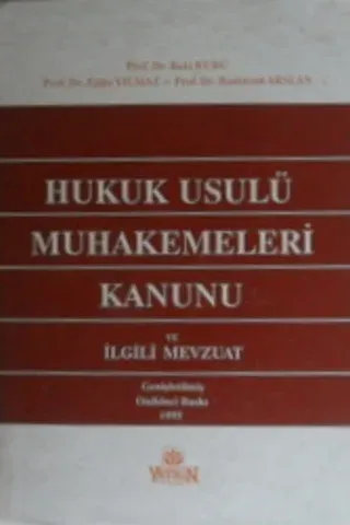 Hukuk Usulü Muhakemeleri Kanunu ve İlgili Mevzuat