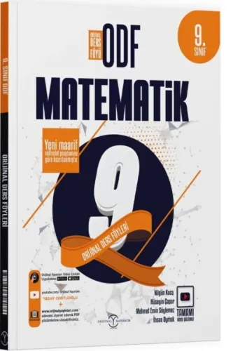 ORİJİNAL 9.Sınıf MATEMATİK ODF ORİJİNAL DERS FÖYLERİ