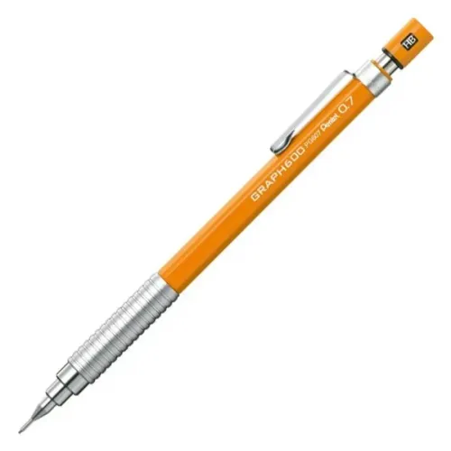 Pentel 0.7 mm Teknik Çizim / Yazı GRAPH 600 Versatil ORANGE