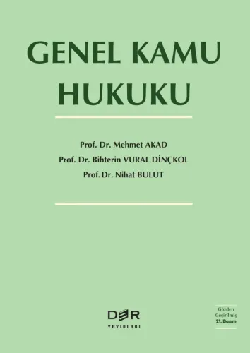 GENEL KAMU HUKUKU