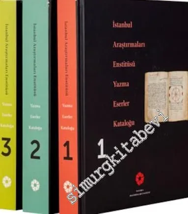 İstanbul Araştırmaları Enstitüsü Yazma Eserler Kataloğu 3 Cilt TAKIM -