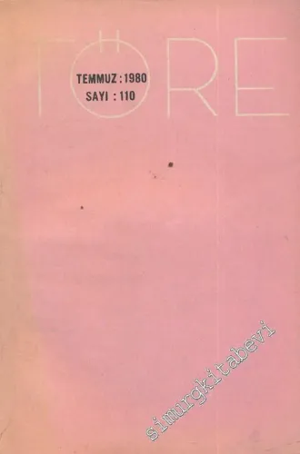 Töre Dergisi - Sayı 110      Temmuz