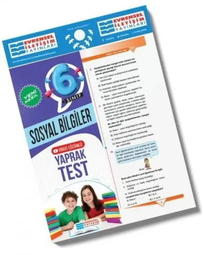 6. Sınıf Sosyal Bilgiler Video Çözümlü Yaprak Test