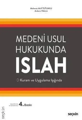Medeni Usul Hukukunda Islah