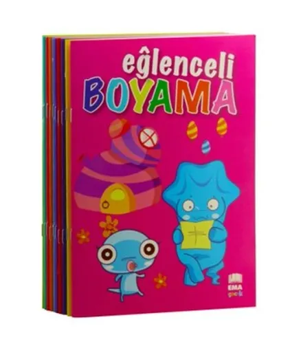 Eğlenceli Boyama; 10 Kitap Takım