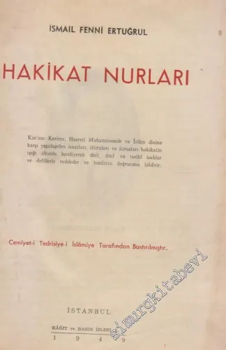 Hakikat Nurları -
