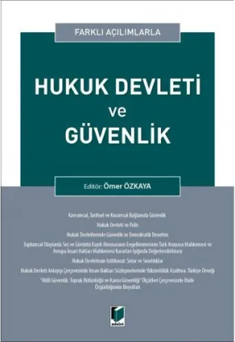 Hukuk Devleti ve Güvenlik