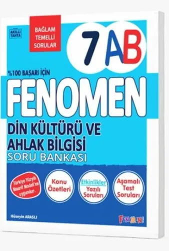 Fenomen 7. Sınıf Din Kültürü ve Ahlak Bilgisi Soru Bankası AB