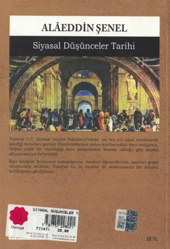 Siyasal Düşünceler Tarihi Alaeddin Şenel Sel Yayıncılık %52 indirimli