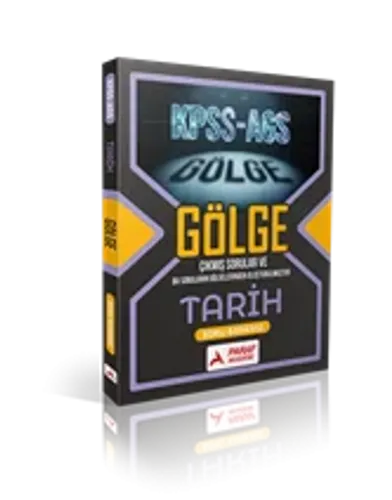 PARAF AKADEMİ KPSS-AGS GÖLGE TARİH SORU BANKASI