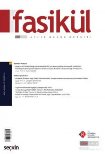 Fasikül Aylık Hukuk Dergisi Sayı: 127 Haziran 2020