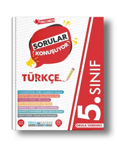 PRUVA AKADEMİ 5.Sınıf TÜRKÇE Sorular Konuşuyor
