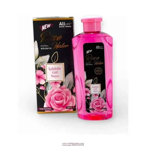 ALLİFE GÜL SUYU 350 ML ......İÇİLEBİLİR..... DOĞAL GÜL SUYU