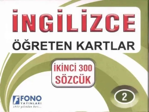 İngilizce Öğreten Kartlar 2