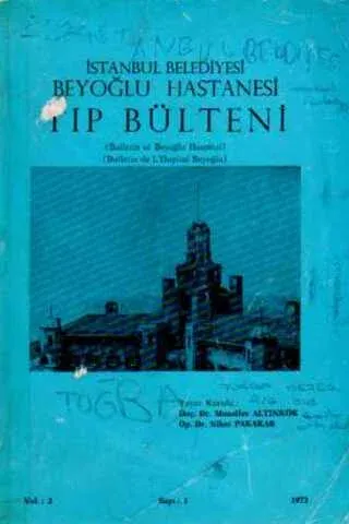 İstanbul Belediyesi Beyoğlu Hastanesi Tıp Bülteni