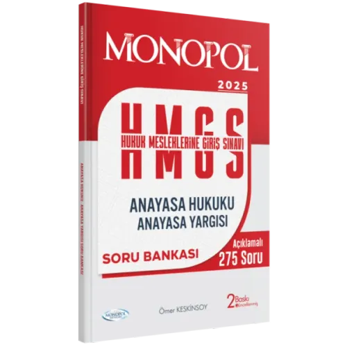 MONOPOL HMGS Anayasa Hukuku Anayasa Yargısı Soru Bankası