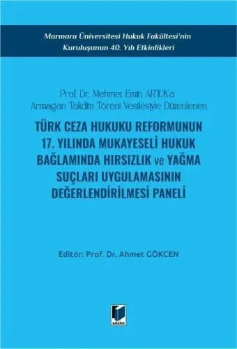 Prof. Dr. Mehmet Emin ARTUK’a Armağan