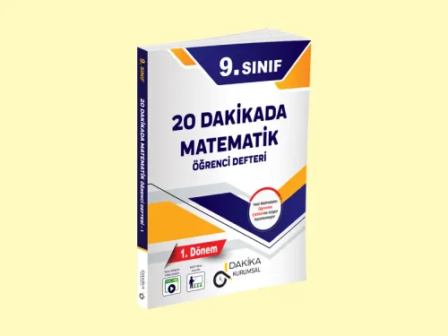 20 DAKİKADA 9. SINIF MATEMATİK ÖĞRENCİ DEFTERİ 1.DÖNEM