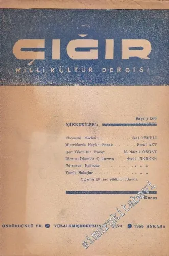 Çığır Milli Kültür Dergisi - Sayı: 169    14  Aralık