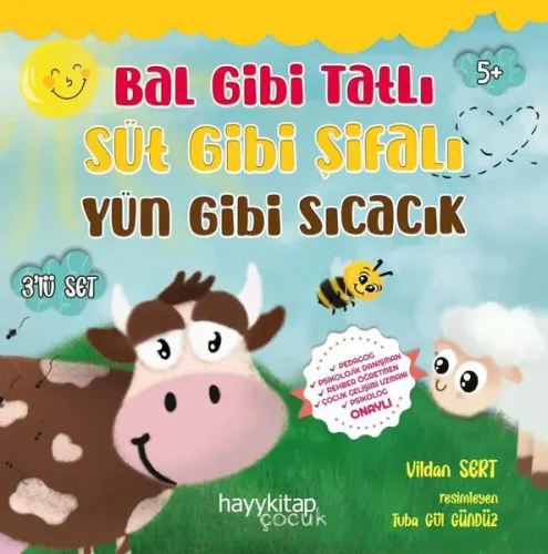 Bal Gibi Tatlı Süt Gibi Şifalı Yün Gibi Sıcacık, 3'lü Set