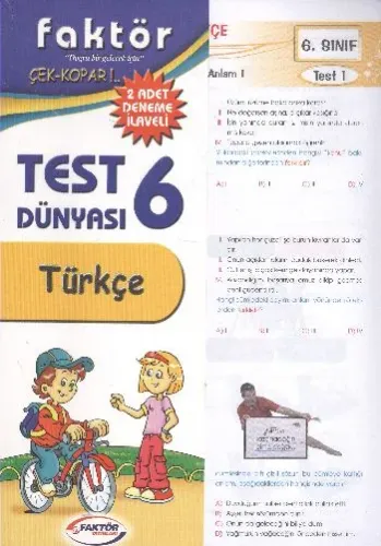 Faktör 6. Sınıf Türkçe Test Dünyası
