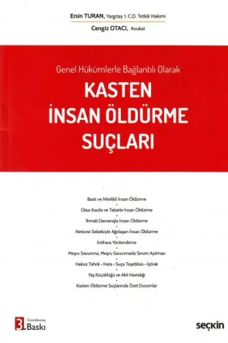 Kasten İnsan Öldürme Suçları